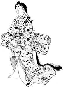 上臈の夏本式服　腰巻