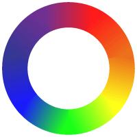 虹の色環表